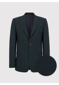 Pako Lorente - PAKO LORENTE – Wełniana marynarka garniturowa w kolorze zielonym. Okazja: na spotkanie biznesowe. Kolor: zielony. Materiał: wełna. Wzór: gładki. Styl: biznesowy #2