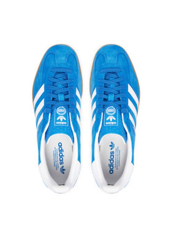 Adidas - adidas Sneakersy Gazelle Indoor JI2061 Niebieski. Kolor: niebieski. Materiał: skóra, zamsz. Model: Adidas Gazelle