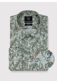 Pako Lorente - PAKO LORENTE – Koszula męska wzór paisley. Materiał: bawełna, elastan. Długość rękawa: długi rękaw. Długość: długie. Wzór: paisley #1