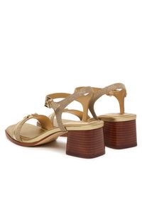 MICHAEL Michael Kors Sandały Mandy 40S6MAMS1D Złoty. Kolor: złoty. Materiał: skóra #5