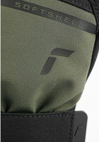 Rękawice narciarskie unisex Reusch Primus wodoodporne ocieplane softshell. Kolor: zielony, czarny, wielokolorowy. Materiał: softshell. Sport: narciarstwo