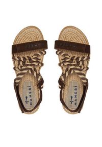 Manebi Espadryle Sandals P 7.8 Y0 Brązowy. Kolor: brązowy
