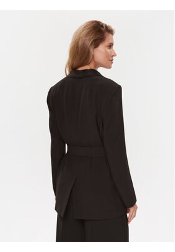 BOSS - Boss Marynarka Jikela 1 50500794 Czarny Oversize. Kolor: czarny. Materiał: syntetyk