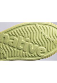 Buty Native Jefferson Bloom Jr 15100148-3304 zielone. Nosek buta: okrągły. Kolor: zielony. Materiał: guma. Wzór: ażurowy #6