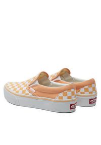 Vans Tenisówki Classic Slip On Platform VN00018EAAS1 Beżowy. Zapięcie: bez zapięcia. Kolor: beżowy. Materiał: materiał. Obcas: na platformie