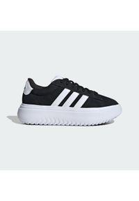 Adidas - Buty Grand Court Platform. Kolor: czarny, wielokolorowy, biały. Obcas: na platformie. Sport: tenis