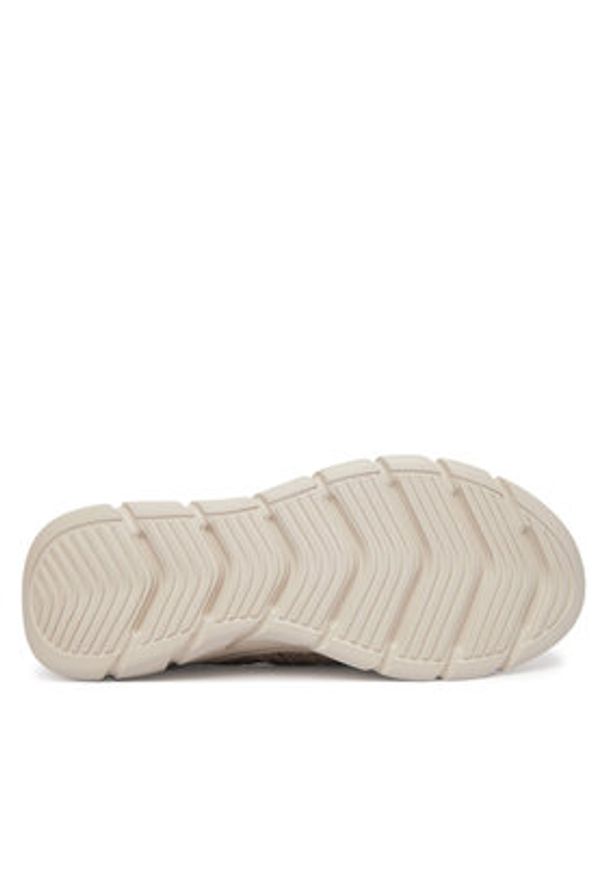 skechers - Skechers Baleriny Bobs B Flex 117323/TPE Beżowy. Kolor: beżowy. Materiał: materiał