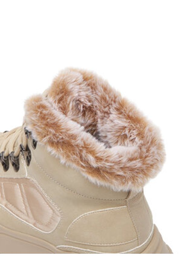 DeeZee Trzewiki HX24021-1 Beżowy. Kolor: beżowy. Materiał: materiał