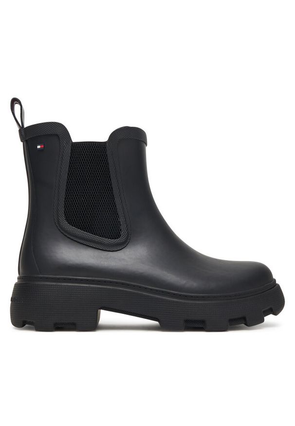 TOMMY HILFIGER - Kalosze Tommy Hilfiger. Kolor: czarny