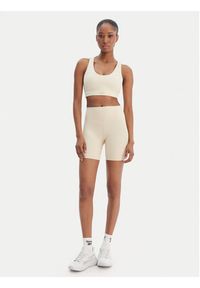 Reebok Biustonosz sportowy Reebok x Ewa Chodakowska Ela RK25615CCW Beżowy. Kolor: beżowy. Materiał: syntetyk #6