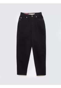 Big-Star - Jeansy damskie mom jeans czarne Silla 936. Stan: podwyższony. Kolor: czarny. Styl: klasyczny, retro