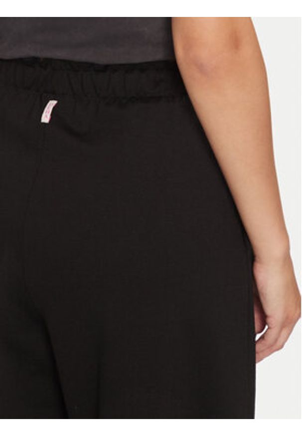 Deha Kuloty D12676 Czarny Loose Fit. Kolor: czarny. Materiał: syntetyk