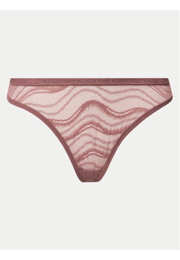 Calvin Klein Underwear Komplet fig Bikini 3Pk 000QD5203E Kolorowy. Materiał: syntetyk. Wzór: kolorowy