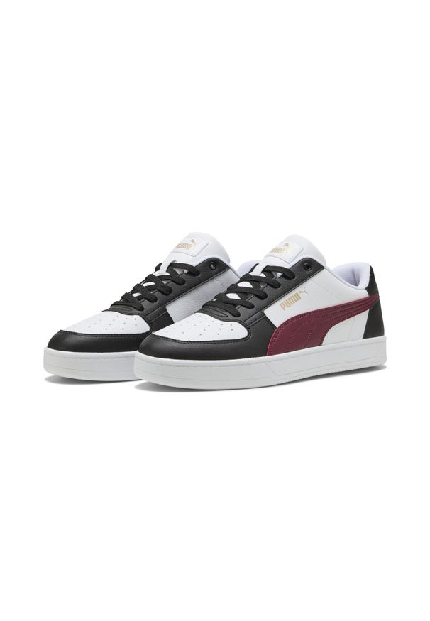 Puma - Sneakersy Caven 2.0 PUMA White Team Regal Red Black. Kolor: czarny, biały, czerwony, wielokolorowy. Sezon: lato. Sport: turystyka piesza