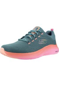 skechers - Kapcie SKECHERS VAPOR FOAM Zielony. Kolor: zielony, wielokolorowy. Materiał: tkanina