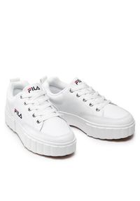 Fila Sneakersy Sandblast L Wmn FFW0060.10004 Biały. Kolor: biały. Materiał: skóra #8