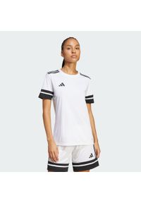 Adidas - Koszulka Squadra 25. Kolor: biały, czarny, wielokolorowy. Materiał: materiał. Sport: piłka nożna