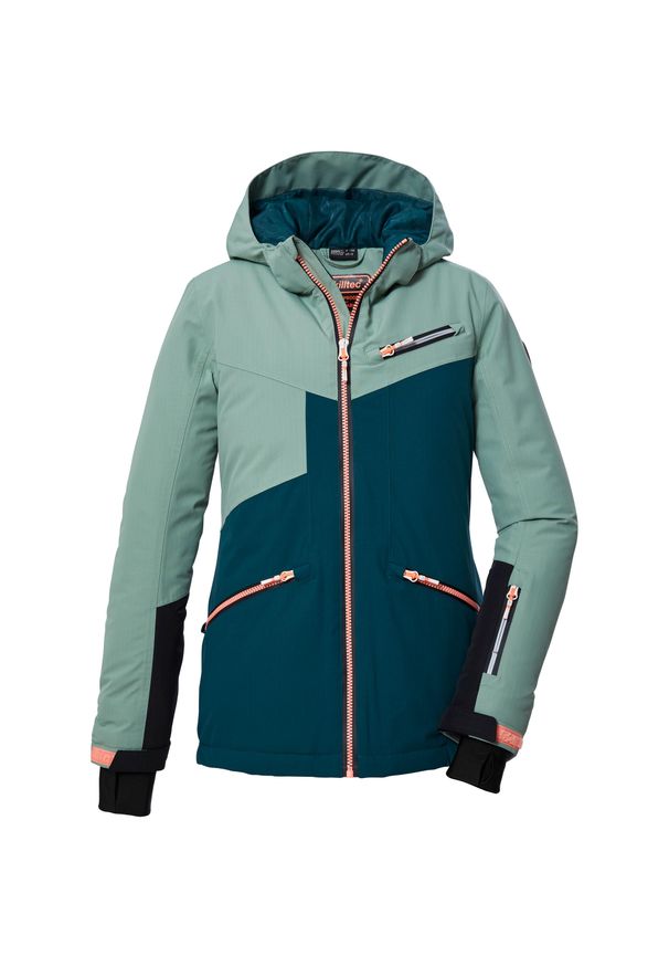 Kurtka dziewczęca Killtec KSW 117 GRLS SKI JCKT. Kolor: zielony. Sport: turystyka piesza