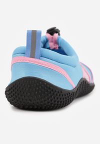 Renee - Niebiesko-Fuksjowe Wsuwane Buty Sportowe do Wody z Elastyczną Cholewką Vetilore. Okazja: na plażę. Zapięcie: bez zapięcia. Kolor: niebieski. Szerokość cholewki: normalna. Sezon: lato. Sport: pływanie #5
