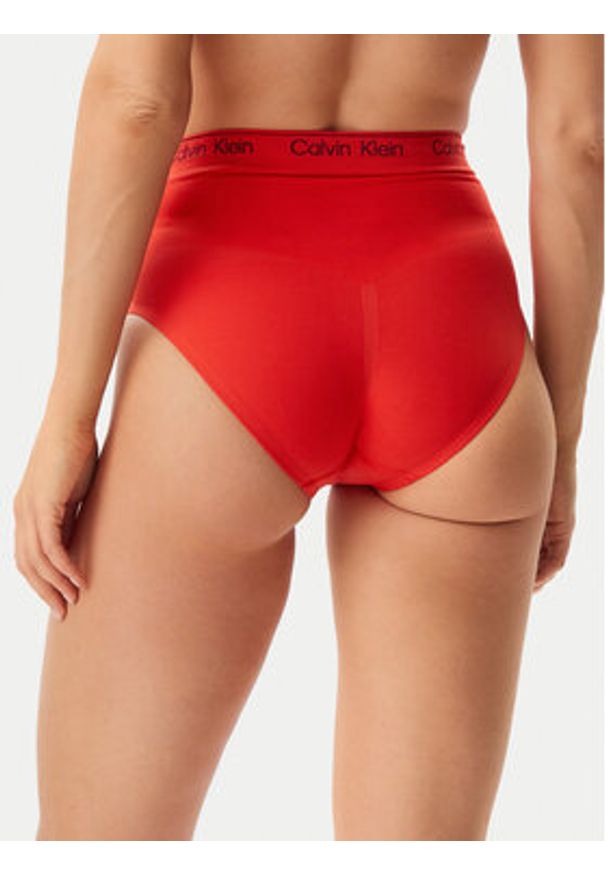 Calvin Klein Underwear Figi klasyczne z wysokim stanem LV00QF8282 Czerwony. Stan: podwyższony. Kolor: czerwony. Materiał: syntetyk
