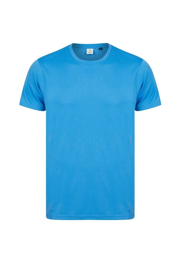 TOMBO - Koszulka Z Poliestru Z Recyklingu Dla Dorosłych Unisex. Kolor: niebieski. Materiał: poliester. Sport: turystyka piesza