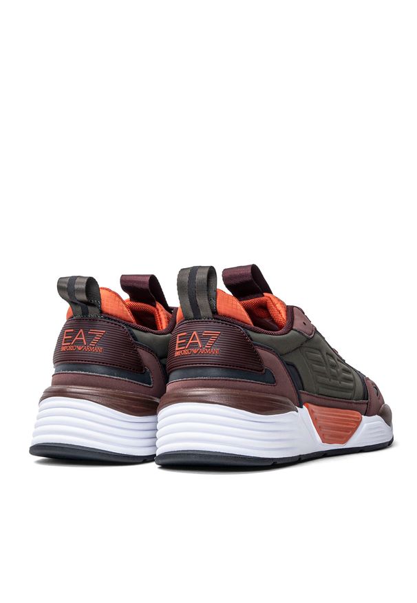 Sneakersy męskie multikolor EA7 Emporio Armani X8X070 XK222 Q246. Okazja: do pracy, na spacer, na co dzień. Kolor: wielokolorowy. Sport: turystyka piesza