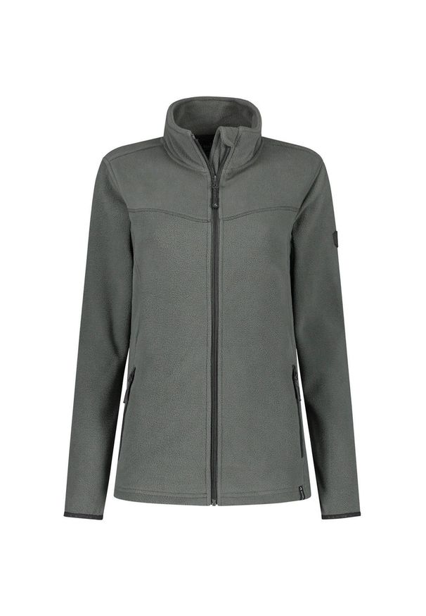 GLOMEX - Kjelvik Polar Danique Bluza Damska Fleece Balsam Green 46. Typ kołnierza: kaptur. Kolor: zielony. Materiał: polar