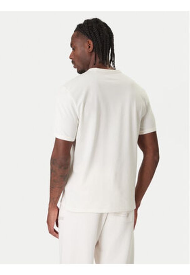 Guess T-Shirt Z6RI07 J1314 Écru Regular Fit. Kolor: kremowy. Materiał: bawełna