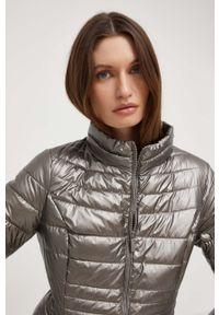 Answear Lab kurtka damska kolor srebrny przejściowa. Kolor: srebrny. Materiał: syntetyk. Styl: wakacyjny #4