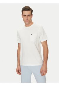 TOMMY HILFIGER - Tommy Hilfiger T-Shirt Essential Solid Pocket Tee MW0MW37283 Biały Regular Fit. Kolor: biały. Materiał: bawełna #1