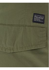 Petrol Industries Szorty materiałowe M-1050-SHO600 Zielony Cargo Fit. Kolor: zielony. Materiał: bawełna #8