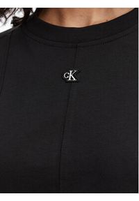 Calvin Klein Jeans Sukienka codzienna LV047F229G Czarny Regular Fit. Okazja: na co dzień. Kolor: czarny. Materiał: bawełna. Typ sukienki: proste. Styl: casual #5