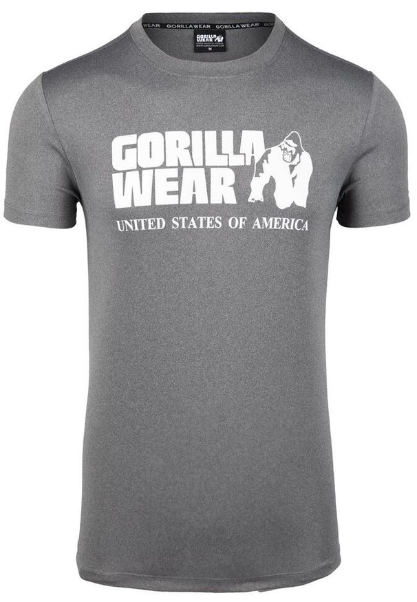 GORILLA WEAR - Koszulka fitness męska Gorilla Wear Classic Training. Kolor: szary. Sport: fitness