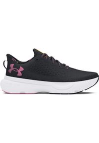 Biegowe buty damskie z nadrukiem Under Armour Surge 4. Kolor: czarny. Wzór: nadruk. Sport: bieganie, fitness #1