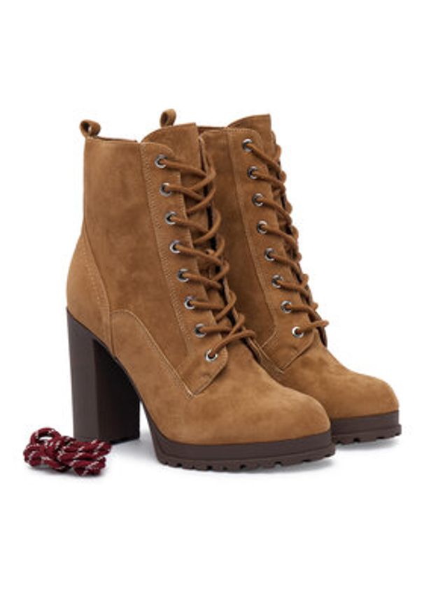 Aldo Trzewiki Rebellious 14116624 Brązowy. Kolor: brązowy. Materiał: skóra, zamsz