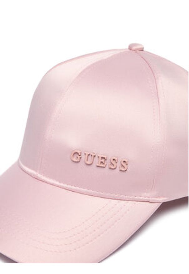 Guess Czapka z daszkiem V6RZ02 WL022 Różowy. Kolor: różowy. Materiał: poliester