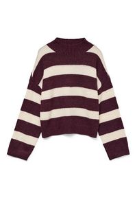 Vero Moda Sweter Inez 10331538 Fioletowy Regular Fit. Kolor: fioletowy. Materiał: syntetyk #6