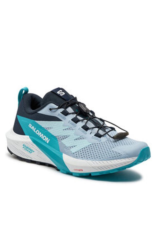 salomon - Salomon Buty do biegania Sense Ride 5 L47458900 Niebieski. Kolor: niebieski. Materiał: materiał