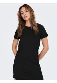 JDY Sukienka codzienna Ivy 15174793 Czarny Regular Fit. Okazja: na co dzień. Kolor: czarny. Materiał: syntetyk, bawełna. Typ sukienki: proste. Styl: casual