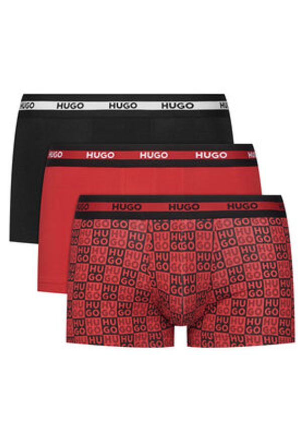 Hugo - HUGO Komplet bokserek 50545668 Czerwony. Kolor: czerwony. Materiał: bawełna