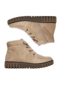 Rieker Trzewiki CEO-Y3407-60 Beżowy. Kolor: beżowy. Materiał: materiał #5