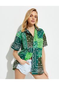 ARIZONA LOVE - Zielona koszula Bowling. Kolor: zielony. Materiał: bawełna. Wzór: paisley
