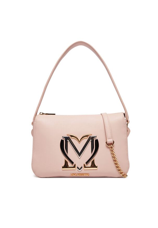 Love Moschino - LOVE MOSCHINO Torebka JC4328PP0LKN0601 Różowy. Kolor: różowy. Materiał: skórzane