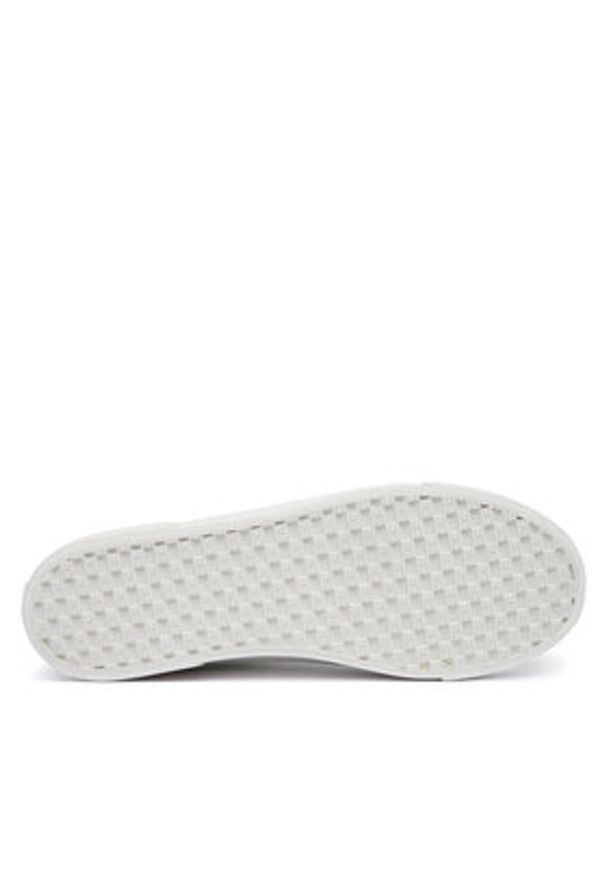 TOMMY HILFIGER - Tommy Hilfiger Sneakersy Washed Canvas Platform Trainers FW0FW09172 Zielony. Kolor: zielony. Materiał: materiał. Obcas: na platformie