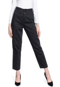 Lee - DAMSKIE SPODNIE JEANSOWE LEE STELLA TAPERED BLACK DUNS L31JNECY 112107168