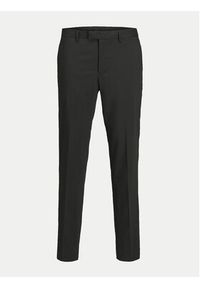 Jack & Jones - Jack&Jones Spodnie garniturowe Franco 12199893 Czarny Super Slim Fit. Kolor: czarny. Materiał: syntetyk #3