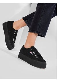 Superga Tenisówki 2790 Cotw Linea Up And Down S9111LW Czarny. Kolor: czarny. Materiał: materiał #3