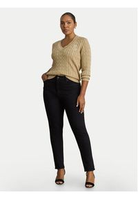 Lauren Ralph Lauren - LAUREN RALPH LAUREN Sweter Meren 200888795013 Beżowy Regular Fit. Kolor: beżowy. Materiał: bawełna #4