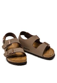 Birkenstock Sandały Milano Bs 0634503 Brązowy. Kolor: brązowy. Materiał: skóra #9