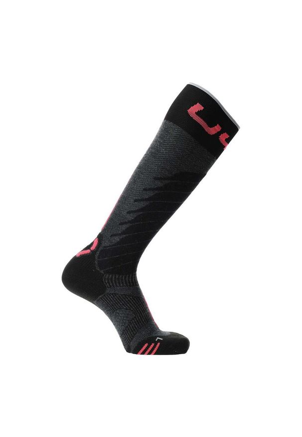 UYN - Ski One Merino Socks. Kolor: wielokolorowy, czarny, różowy. Sport: bieganie